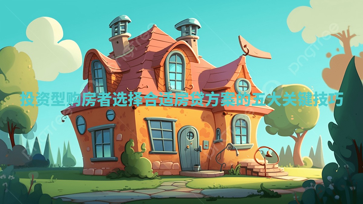 投资型购房者选择合适房贷方案的五大关键技巧